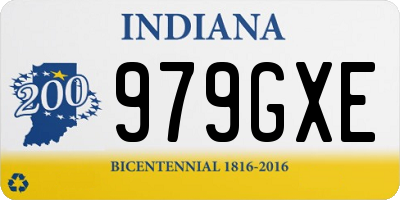 IN license plate 979GXE