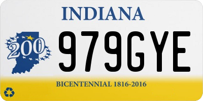 IN license plate 979GYE