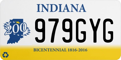 IN license plate 979GYG