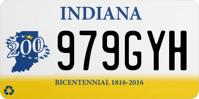 IN license plate 979GYH