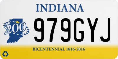 IN license plate 979GYJ