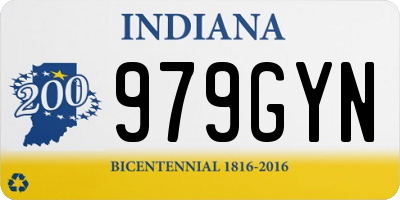 IN license plate 979GYN
