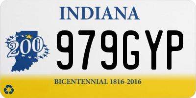 IN license plate 979GYP