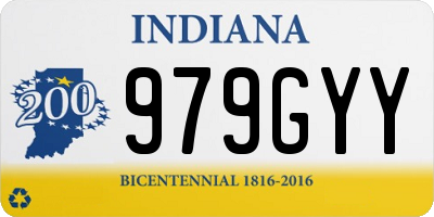 IN license plate 979GYY