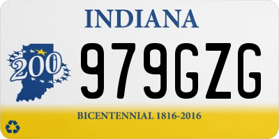 IN license plate 979GZG