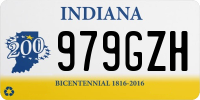 IN license plate 979GZH