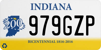 IN license plate 979GZP
