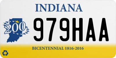 IN license plate 979HAA