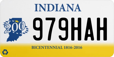 IN license plate 979HAH