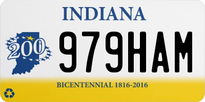 IN license plate 979HAM