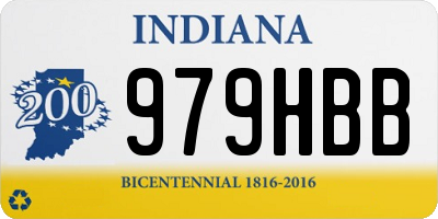 IN license plate 979HBB