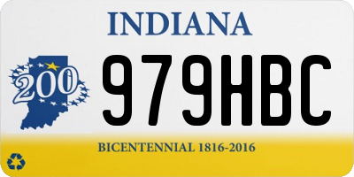 IN license plate 979HBC