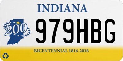 IN license plate 979HBG