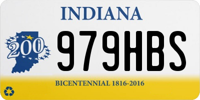 IN license plate 979HBS