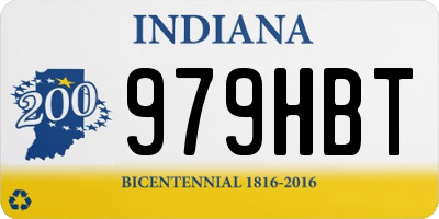 IN license plate 979HBT