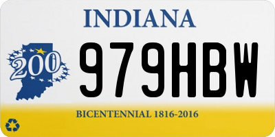 IN license plate 979HBW