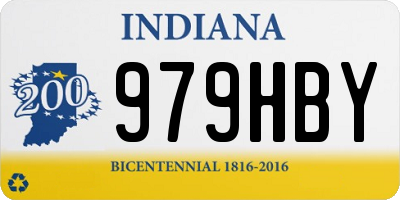 IN license plate 979HBY