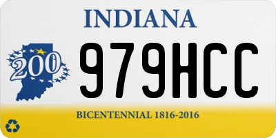 IN license plate 979HCC