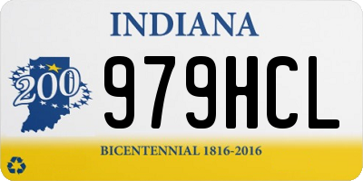 IN license plate 979HCL