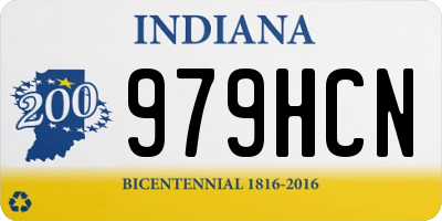IN license plate 979HCN