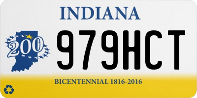 IN license plate 979HCT