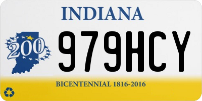 IN license plate 979HCY