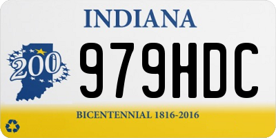 IN license plate 979HDC