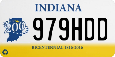 IN license plate 979HDD