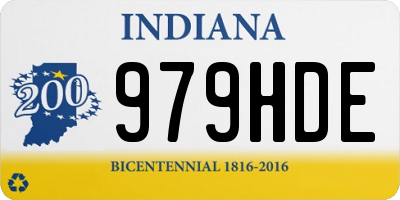IN license plate 979HDE