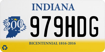 IN license plate 979HDG