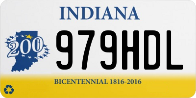 IN license plate 979HDL