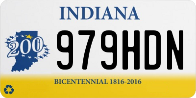 IN license plate 979HDN