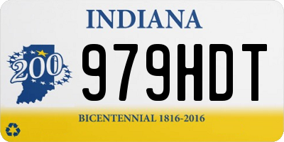 IN license plate 979HDT
