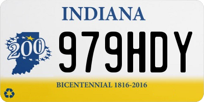 IN license plate 979HDY