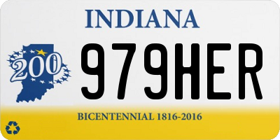 IN license plate 979HER