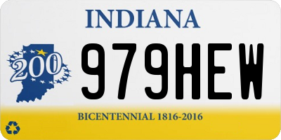 IN license plate 979HEW