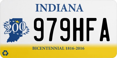 IN license plate 979HFA