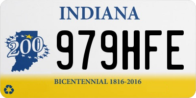 IN license plate 979HFE