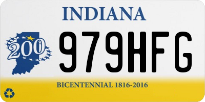 IN license plate 979HFG