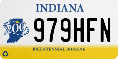 IN license plate 979HFN