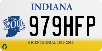 IN license plate 979HFP