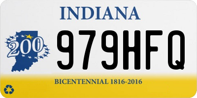 IN license plate 979HFQ