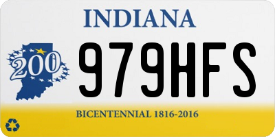 IN license plate 979HFS