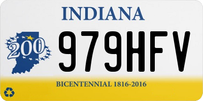 IN license plate 979HFV