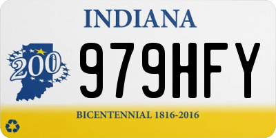 IN license plate 979HFY