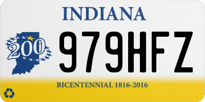 IN license plate 979HFZ