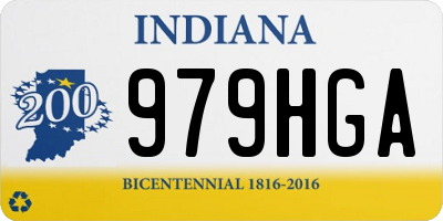 IN license plate 979HGA