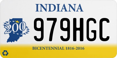 IN license plate 979HGC