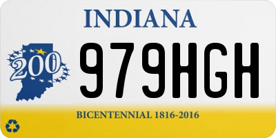 IN license plate 979HGH