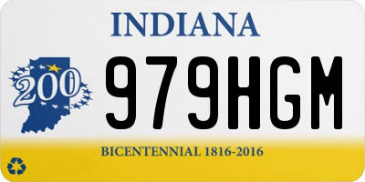IN license plate 979HGM